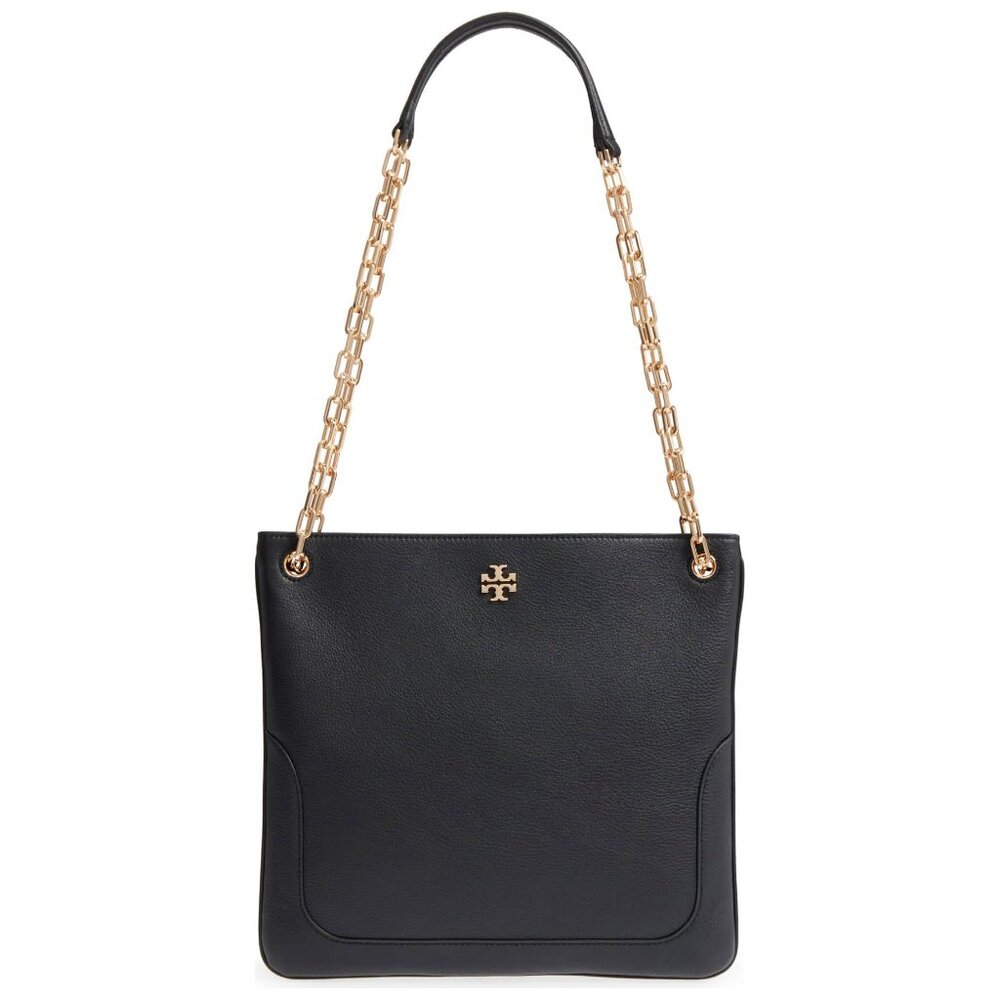 ❤️ NWT Tory Burch Marsden Swingpack Chain Leather Shoulder Bag BLACK AUTHENTIC